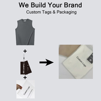 Kuenzi - Camiseta sin Mangas al por Mayor con Logotipo Personalizado, 100% Algodón, 220 g/m², Estilo Vintage, Absorbente de Humedad y Transpirable para Mujer