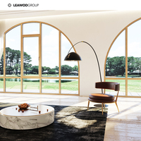 Ventanas de Madera Maciza y Aluminio con Aislamiento Acústico para Casa, Villa, Hotel de Lujo/Proyecto Residencial de Alta Gama