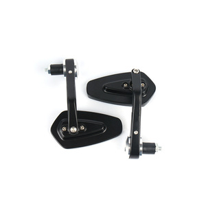 Rétroviseur pliable pour <span class=keywords><strong>moto</strong></span>/vélo électrique, <span class=keywords><strong>embout</strong></span> <span class=keywords><strong>de</strong></span> <span class=keywords><strong>guidon</strong></span>, réfléchissant, en alliage d'aluminium, ajustement universel, 17mm d'intérieur - Product Image 2