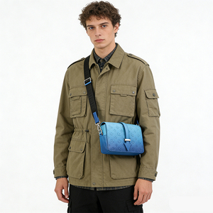 Bolso Bandolera de PU con Diseño en Relieve, Antirrobo, Impermeable, Unisex, para Calle y Negocios, Tendencia 2026 - Product Image 2
