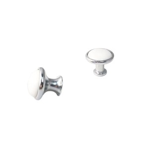 Cerraduras de Alta Gama con Manija Redonda de Cerámica, Perilla de un Solo Orificio para Cajones de Armario, Estilo Moderno y Minimalista - Product Image 3