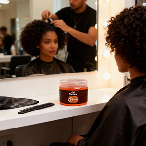 Gel Fijador para Trenzas de Marca Propia, 12.35 oz, para Cabello Negro, Fijación Fuerte, Sin Escamas, Gel de Peinado para Trenzas - Product Image 5