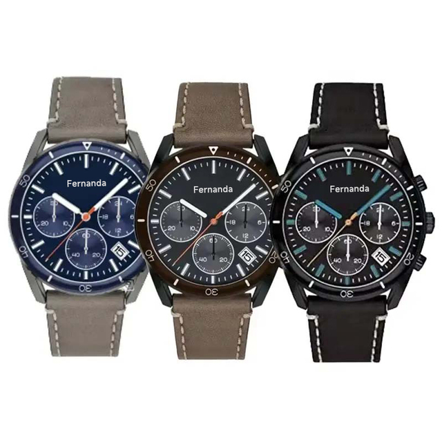 New Hot Business Fashion Sports Quartz Men's Luxury Watch Crystal Pointer Hands Stainless Steel ETA Movement Water Resistant 10