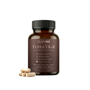 60 Capsules Ferra Vital Complexe de Ferritine avec <span class=keywords><strong>Fer</strong></span>, Vitamines B6, B12, Folate et <span class=keywords><strong>Vitamine</strong></span> C – Service OEM/ODM Disponible - Product Image 1