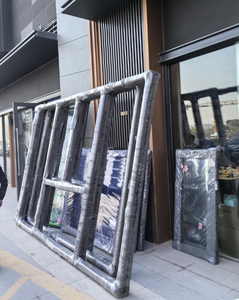 KT Design moderno tranquillo Patio in alluminio vetro cerniera <span class=keywords><strong>finestra</strong></span> nera <span class=keywords><strong>finestra</strong></span> <span class=keywords><strong>a</strong></span> battente <span class=keywords><strong>per</strong></span> la casa in lega di alluminio telaio in vetro temperato - Product Image 2