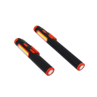 Stylo lumineux LED en aluminium rechargeable avec lampe de travail COB, clip magnétique, lampe de poche d'inspection pour la réparation et l'utilisation en extérieur
