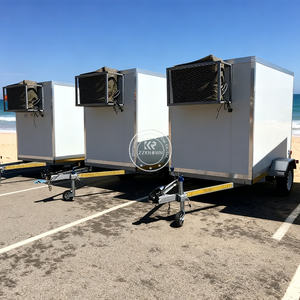 รถพ่วงตู้เย็นเชิงพาณิชย์แบบปรับแต่งได้สำหรับรถขายอาหารเคลื่อนที่พร้อมระบบทำความเย็นโดยตรง - Product Image 6