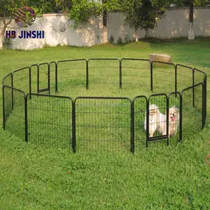 16 Stück Pet Dog Cat Barrier Zaun Übung Metall Playpen