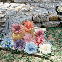Fleurs artificielles en soie réalistes faites à la main en gros, idée cadeau de remise de diplôme, décorations classiques pour gâteaux et fêtes