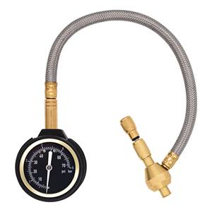 थोक 0-100 पीएसआई कार एयर रिलीज फ़ंक्शन टिकाऊ लचीले रबर एक्सटेंशन के साथ उच्च परिशुद्धता टायर दबाव गेज - Product Image 3