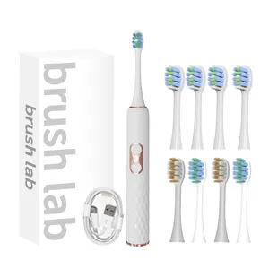 Cepillo de dientes eléctrico ultrasónico inteligente de calidad al por mayor OEM cepillo de dientes eléctrico sónico recargable para adultos