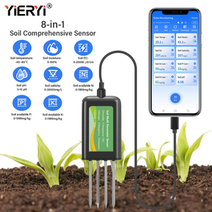 Smart 8-in-1 <strong>USB</strong> Soil NPK Sensor | Real-Time EC, PH, Moisture, Temperature, Salinity <strong>Analyzer</strong> for Precision Agriculture - Product Image 1