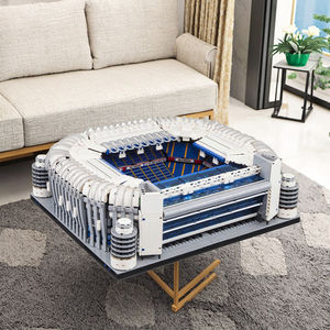 2025 nuevo tema del estadio Bernabéu, bloques de construcción de plástico de 5.000 piezas, regalo para Ins Wind, pareja y niños - Product Image 3