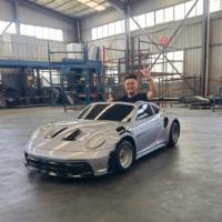 Auto Eléctrico de Carreras, Mini Go Kart Eléctrico Todoterreno, Carga de 220 kg, 4x4