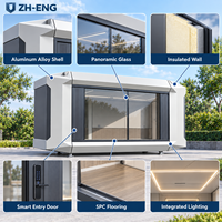 W3 Mini Space Pod Container House pour hôtel, entrepôt, espaces de vie compacts avec design européen