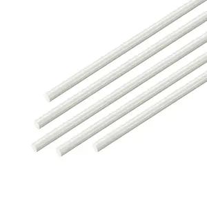 Supporto per tenda pultrusa 10 piedi 1 pollice polimero 2mm 3mm 4mm 6mm aquilone asta in fibra di vetro trasparente per rinforzo del calcestruzzo