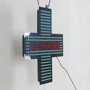19*19 "alto brillo electrónico <span class=keywords><strong>LUZ</strong></span> PHARMA verde interior LED farmacia Cruz signos interior acrílico Led Cruz pantalla para farmacia - Product Image 4