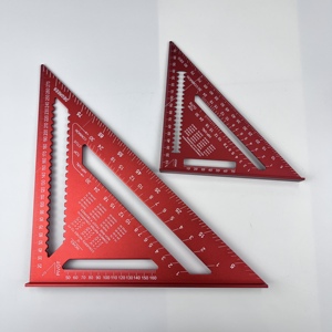 Endüstriyel DIY sınıf alüminyum alaşım sağ açı şablon iletki ağaç İşleme üçgen cetvel hız el aletleri OEM/ODM - Product Image 2