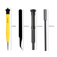 Mini kit d'outils de précision avec embouts étoilés colorés Pentalobe PH000, outils de démontage, pinces et étui compact pour la réparation de téléphones et d'appareils électroniques