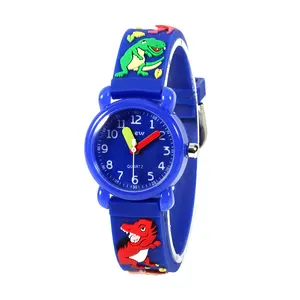 Hoge Kwaliteit Roestvrij Staal Case Back Blauw Horloge Waterbestendig Horloge Jongens Horloges Kids