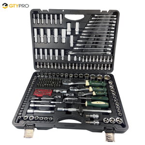 GTYPRO – Kit d'<span class=keywords><strong>outils</strong></span> mécaniques <span class=keywords><strong>de</strong></span> qualité supérieure, ensemble <span class=keywords><strong>de</strong></span> douilles à cliquet 216 pièces, boîte à <span class=keywords><strong>outils</strong></span>, kit d'<span class=keywords><strong>outils</strong></span> CR-V 216 pièces - Product Image 1