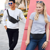 Riñonera Deportiva Unisex con Logotipo Personalizado, Ajustable, para Viajes, Deporte, Uso Diario, para Mujer