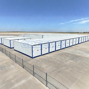 Greevel sóng tường 16ft 20ft thép prefab dễ dàng lắp ráp di chuyển đơn vị lưu trữ di động container lưu trữ - Product Image 2