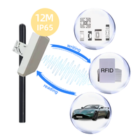 Lecteurs RFID RS232 pour contrôle d'accès, cartes, balises UHF, gestion de parking, plastique, portée 12m