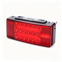 Nouveau feu arrière combiné rectangulaire LED étanche 12V pour remorque et camion