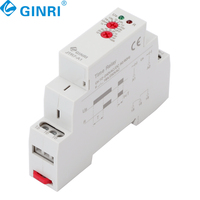 Relais temporisé à temporisation de mise en marche, protection électronique contre le temps, AC220v16A, montage sur rail DIN