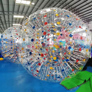 Ballon zorb gonflable transparent en TPU, taille humaine, pour course de zorbing et derby, idéal pour les événements en plein air. - Product Image 2