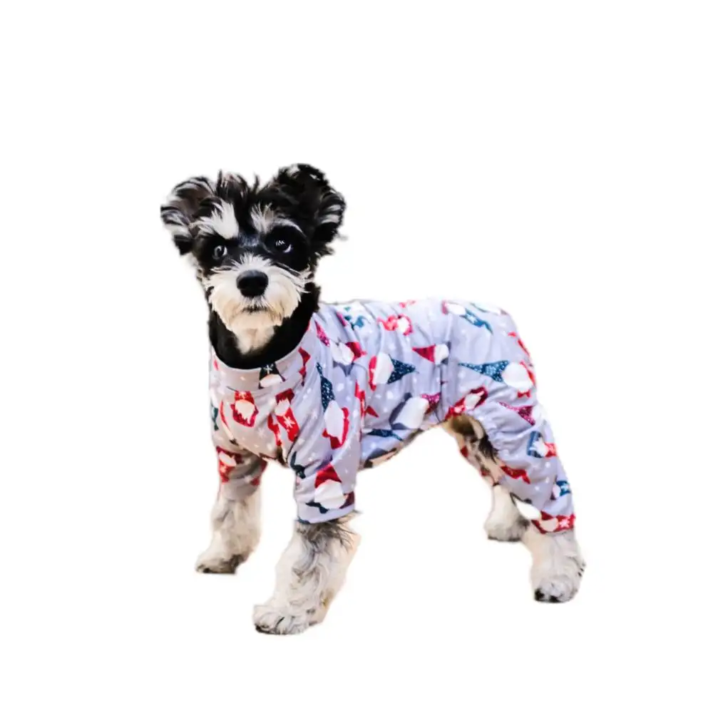 中小犬と猫のためのホット販売犬Onesiesペット服クリスマスのための犬のパジャマ