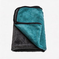 Serviette de séchage de voiture en microfibre ultra-douce et super absorbante, sans peluches ni tourbillons, boucles torsadées, 1200gsm, 1400gsm, 1600gsm, 2000gsm, OEM/ODM