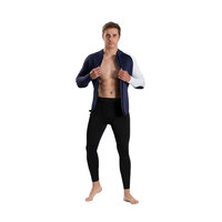 Combinaison en néoprène monobloc personnalisée en usine pour hommes avec motif imprimé pour la plongée et la chasse sous-marine