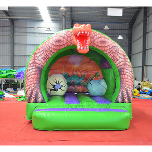 Château gonflable dinosaure pour enfants <span class=keywords><strong>à</strong></span> louer, aire de jeux gonflable extérieure, structure de saut en PVC robuste pour jardin et fêtes <span class=keywords><strong>à</strong></span> domicile - Product Image 2