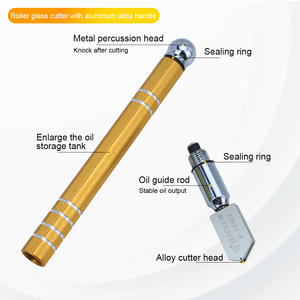 Industrial Grade Aluminum Multifunction Portable Hand Tool Roller <b>Tile</b> Glass <b>Mirror</b> Cutting Knife - Product Image 5