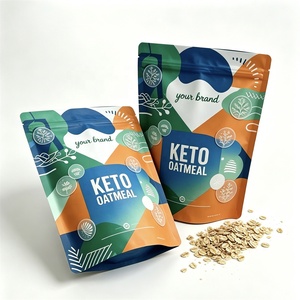Bolsas de Plástico Personalizadas de 500g con Cierre Hermético, Aptas <span class=keywords><strong>para</strong></span> Alimentos, <span class=keywords><strong>para</strong></span> Leche, Granos, Granola, Cereales, <span class=keywords><strong>Avena</strong></span>, Harina de Maíz - Product Image 2
