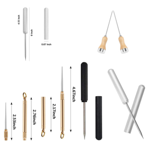 Promotionas chuyên nghiệp thép không gỉ Ice đục <span class=keywords><strong>MacDonald</strong></span> sandeman sandeman Sandy Ice Pick tay cầm bằng gỗ drinkware phụ kiện - Product Image 3