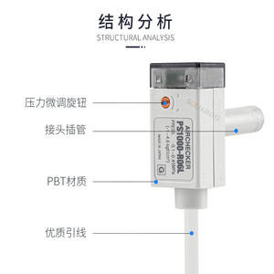 Interrupteur électronique miniature à vide série PS PS1000-R06L/PS1100-R06L pour le contrôle de la pression - Product Image 4