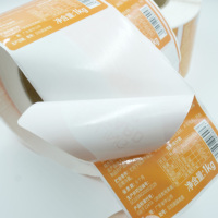 Autocollant personnalisé en PVC/vinyle adhésif pour emballage alimentaire, imprimé UV, bouteille de jus de fruits et bocaux en verre pour le vin