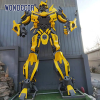 Escultura Personalizada Grande de Optimus Prime de la Serie Robot/Transformer para Plaza al Aire Libre en Resina/Fibra de Vidrio