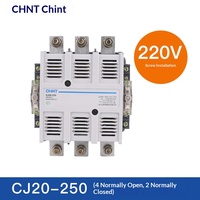 Contacteurs AC Chint Série CJ20 10/25/63/160/250/400 Triphasés 380V pour Contrôle Industriel