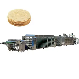 8 inch 3600 pcs/hour 65 cm heating plate tortilla making machine corn tortilla press bread machine