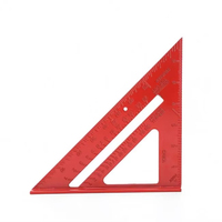 7 "12" ensemble multifonctionnel en aluminium règle de Triangle carré pour le travail du bois charpentier règle carrée outil carré