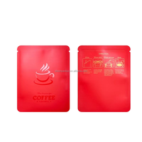 Small Mini Packet Sachet Instant Coffee Sample Packaging 3 Side Seal Aluminum Foil Tea Drip Coffee Bag Sachet