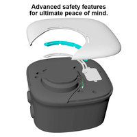 Nouvelle borne de recharge murale AC 11 kW 16A Type 2 pour VE, avec prise en charge RFID, Bluetooth, WiFi, application Tuya et contrôle à distance de la courant à 5 vitesses pour usage domestique