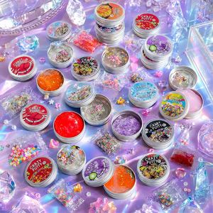 Sparkle Crystal <b>Slime</b> Putty <b>Toy</b> Transparent Galaxy Confetti Charms Beads Girls Boys Classroom Reward Retail Jar - Product Image 5