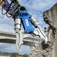 Concasseur de béton direct usine, broyeur pour excavatrice, conforme CE, haute force de concassage, démolition de fondations robuste