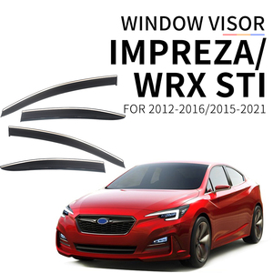 Factory Directly Sell High End tape-on Injection Deflector <b>Window</b> Visor for Subaru Impreza 2012-2016/ WRX STI 2015-2021 - Product Image 4
