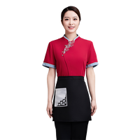 Uniformes de serveur et de serveuse de haute qualité pour restaurant, bar, hôtel, uniforme de serveur masculin